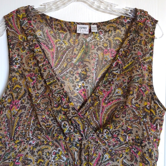 Esprit blouse tank top XL NWOT - Picture 2 of 4